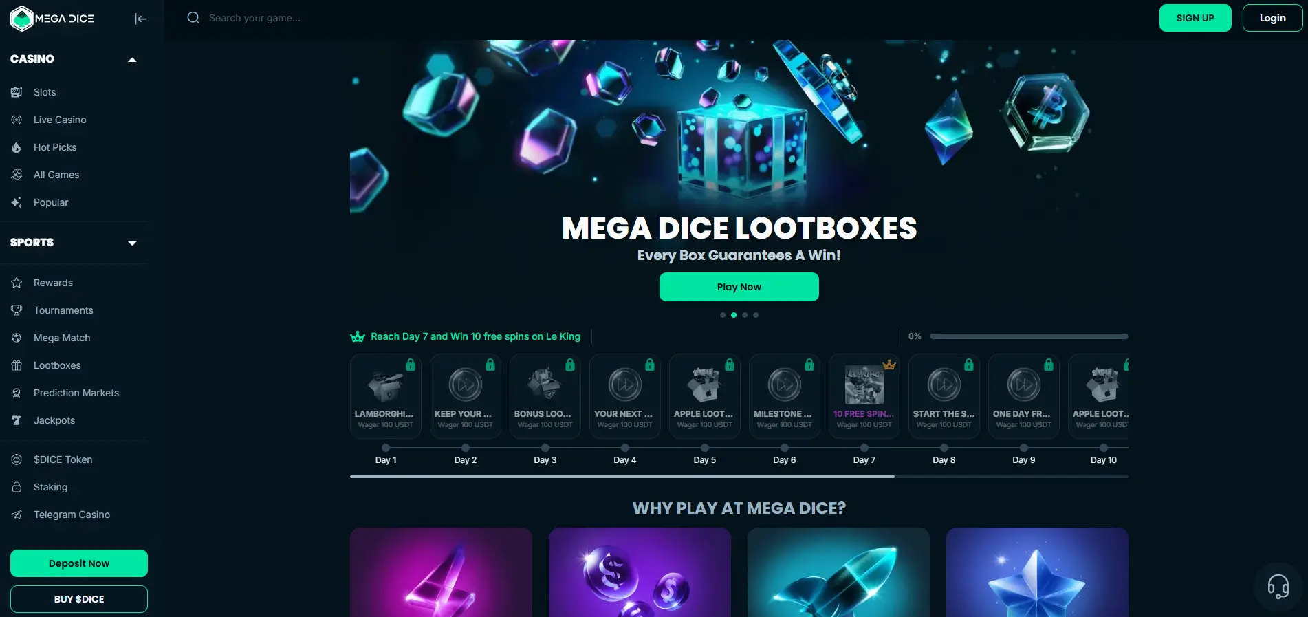 Mega Dice Casino